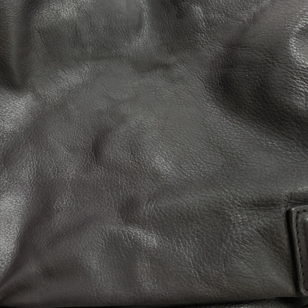 LOEWE Dark Purple Cowhide Single Shoulder Bag, Handbag Golden hardware Removable shoulder strap-(SKU)-13379817
