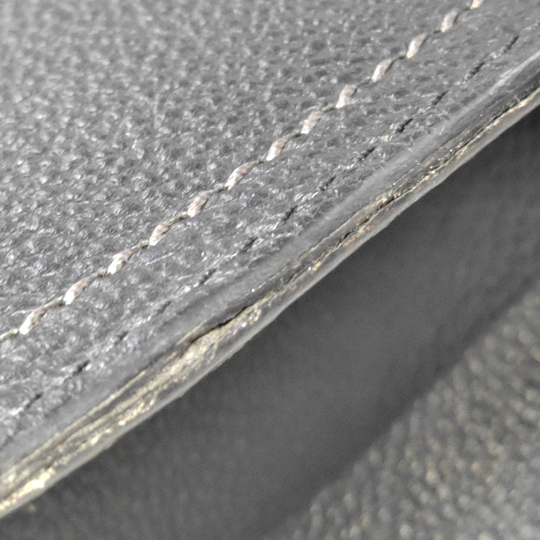 LANVIN Black cowhide tote bag Silver Hardware-(SKU)-13458704