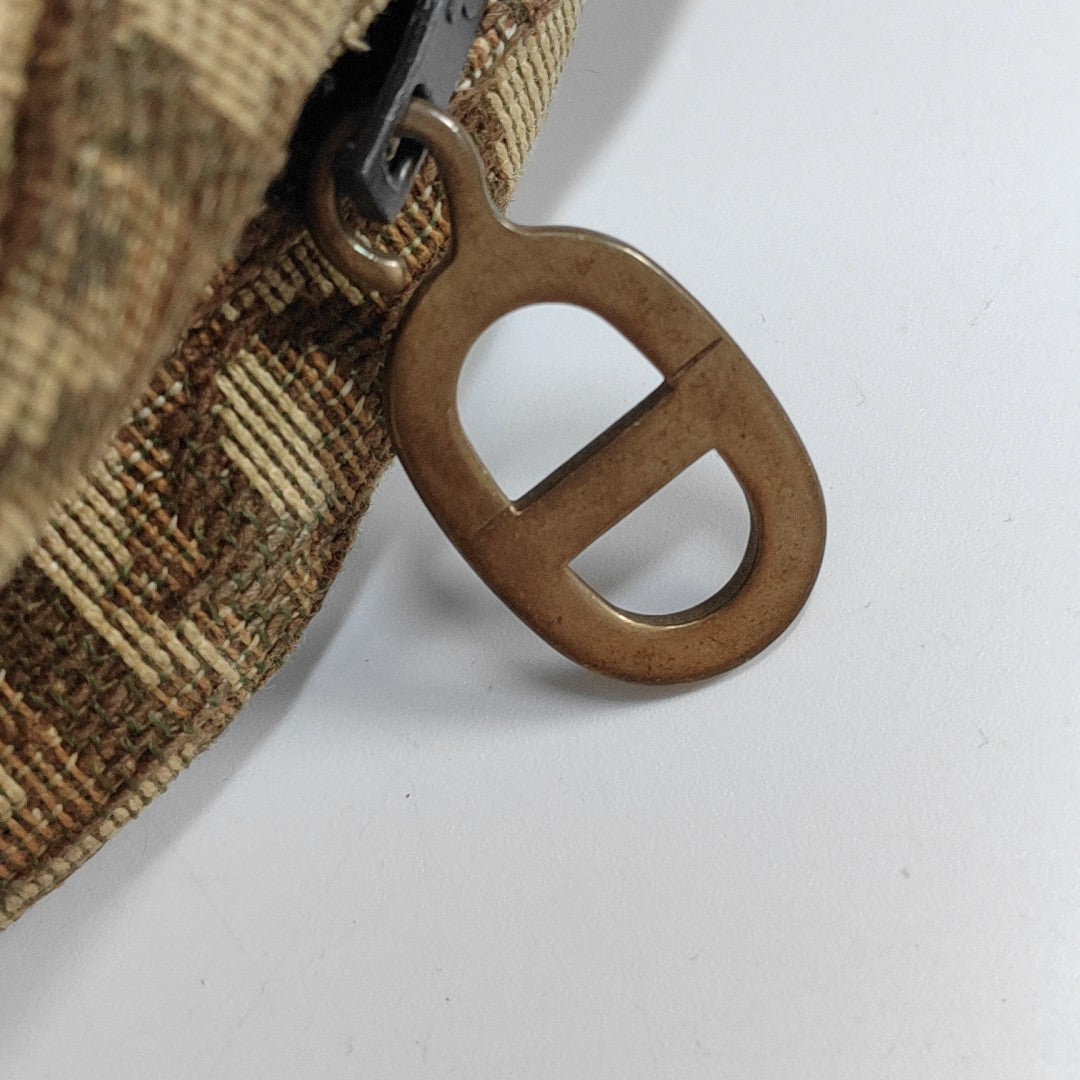 DIOR Camera Bag Khaki Canvas Monogram Single Shoulder Bag Crossbody Bag Golden hardware Vintage model-(SKU)-13444186