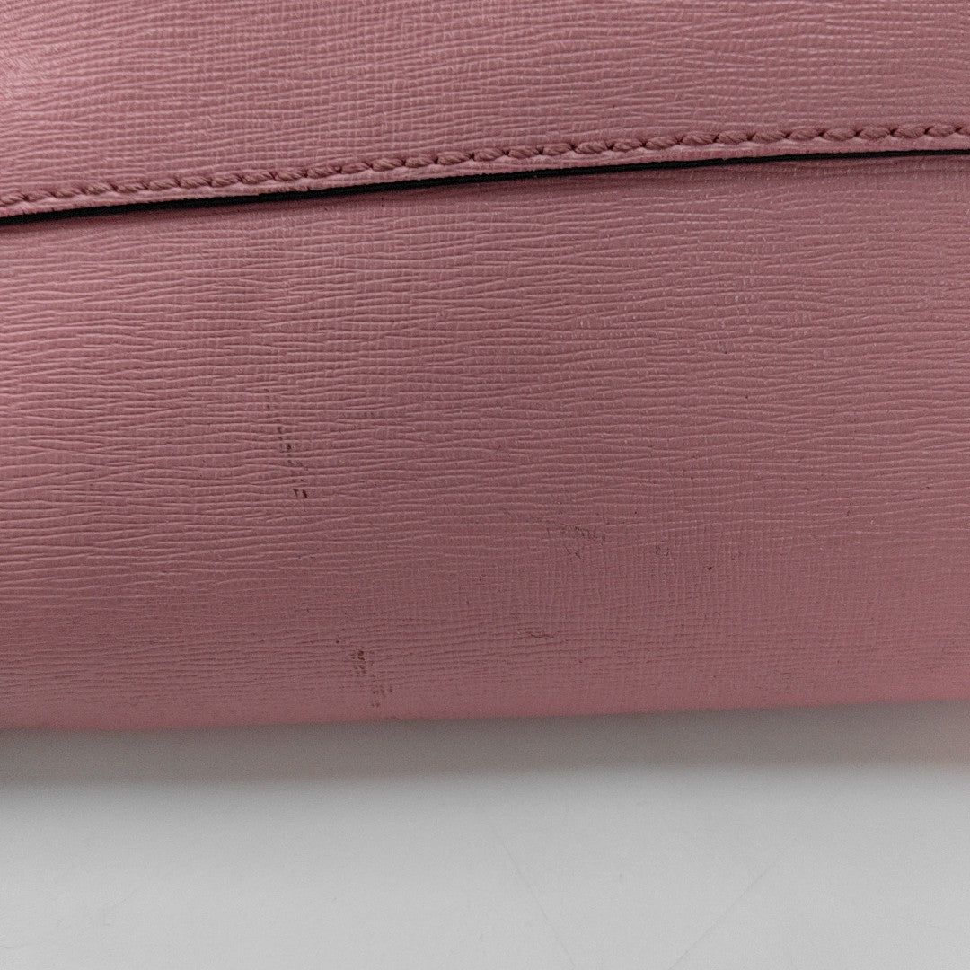 FENDI Monster Medium size Pink Cowhide Monster Single Shoulder Bag Tote Silver Hardware-(SKU)-13447646