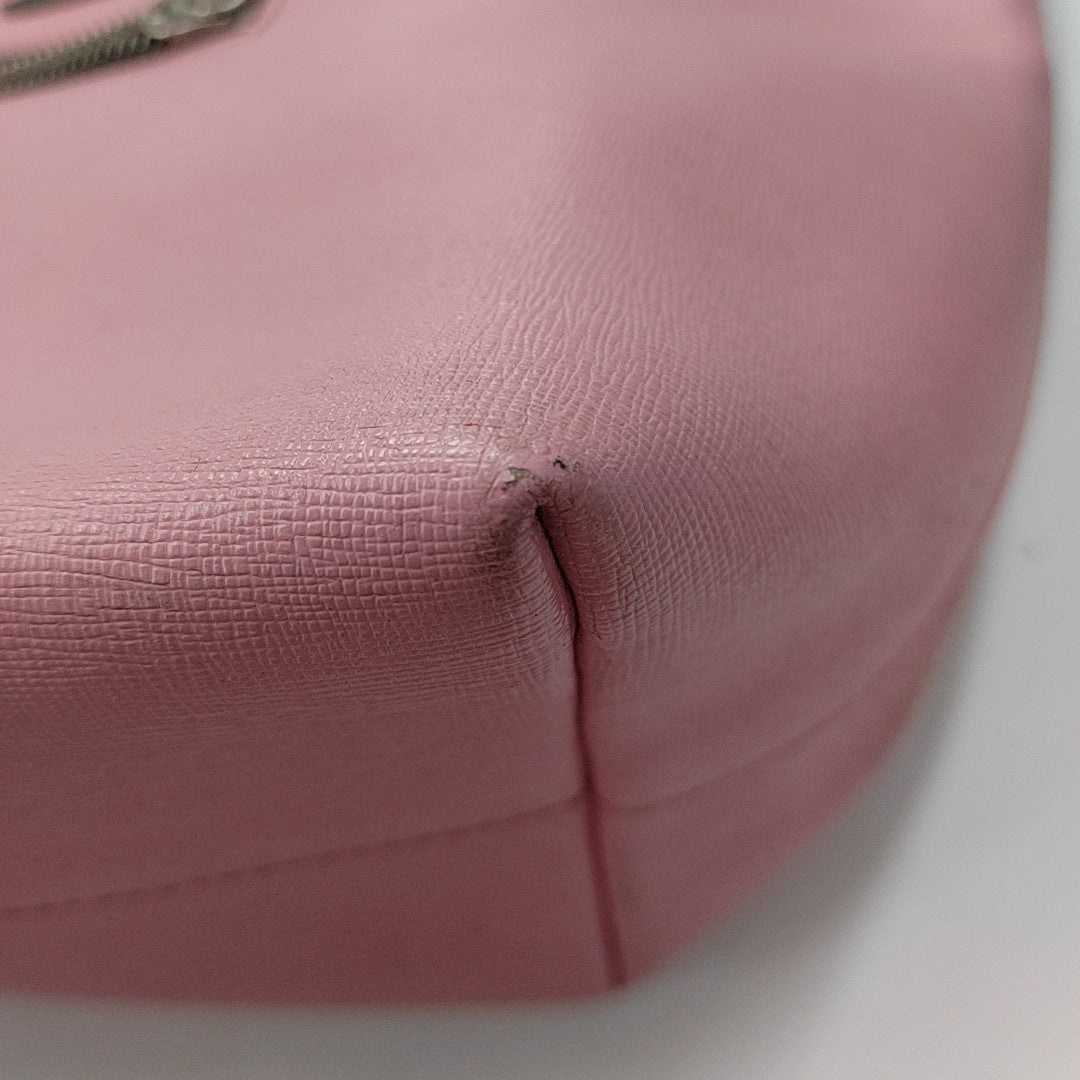 FENDI Monster Medium size Pink Cowhide Monster Single Shoulder Bag Tote Silver Hardware-(SKU)-13447646