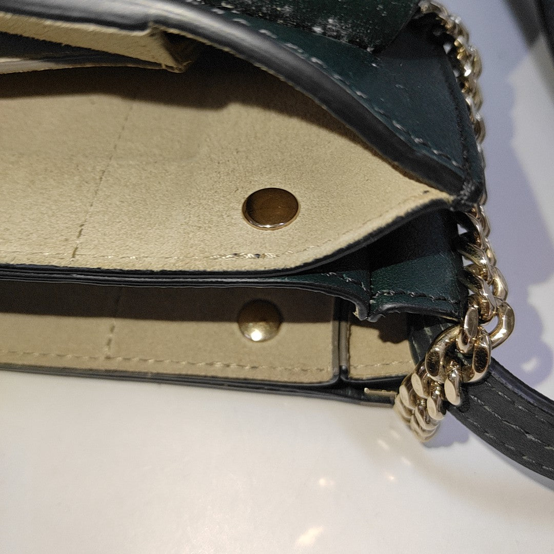 Chloé Faye Small size Blue Patchwork Material Crossbody Shoulder Bag Golden Silver Hardware-(SKU)-931840863