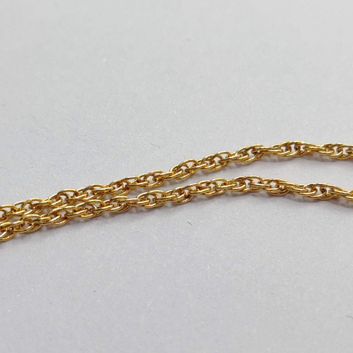 DIOR Twist Round Gold Alloy Artificial Crystal Embedded Necklace Length45cm-(SKU)-942571646