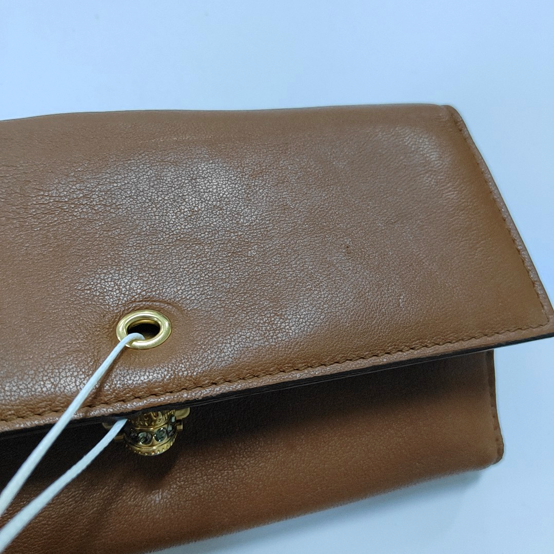 Alexander McQUEEN WalletBrown Cowhide Inlaid Wallet-(SKU)-933101055