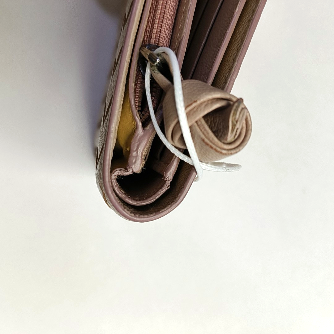 BOTTEGA VENETA Beige Calfskin Woven Wallet Silver Hardware-(SKU)-945922858