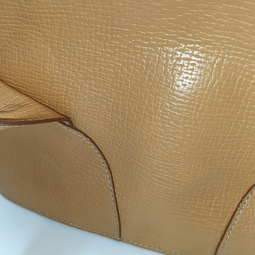 LOEWE Orange Leather Handbag Single Shoulder Bag Golden hardware-(SKU)-938690873
