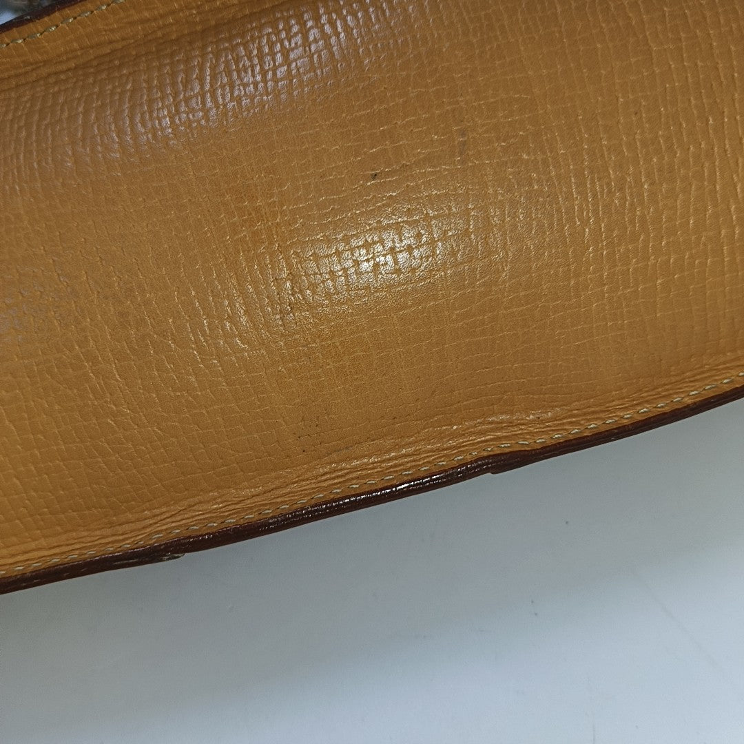 LOEWE Orange Leather Handbag Single Shoulder Bag Golden hardware-(SKU)-938690873