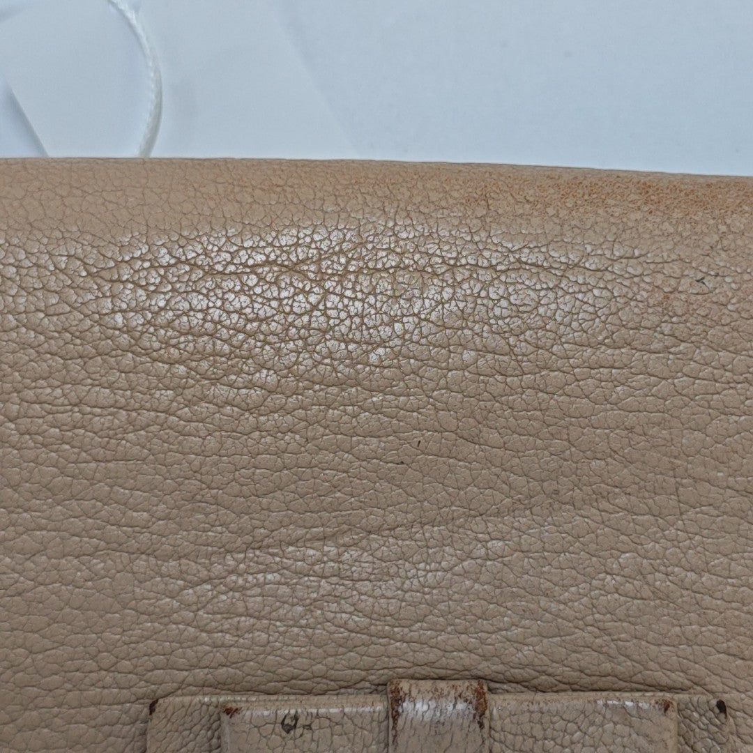 Miu Miu Brown Leather Handbag Golden hardware-(SKU)-938080004