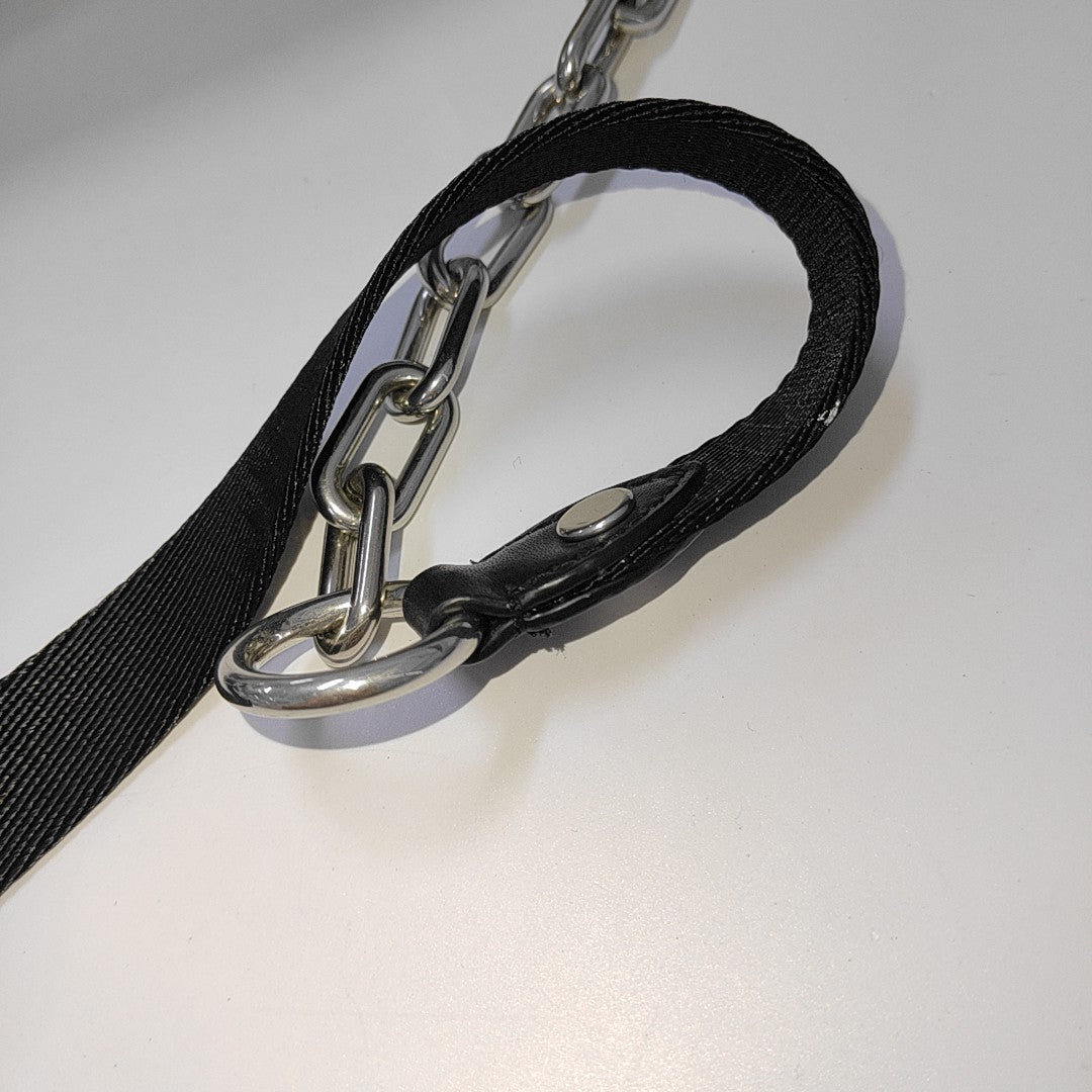 Alexander Wang Attica 浅灰色尼龙腰包腰包/胸包 Black hardware-(SKU)-940440192