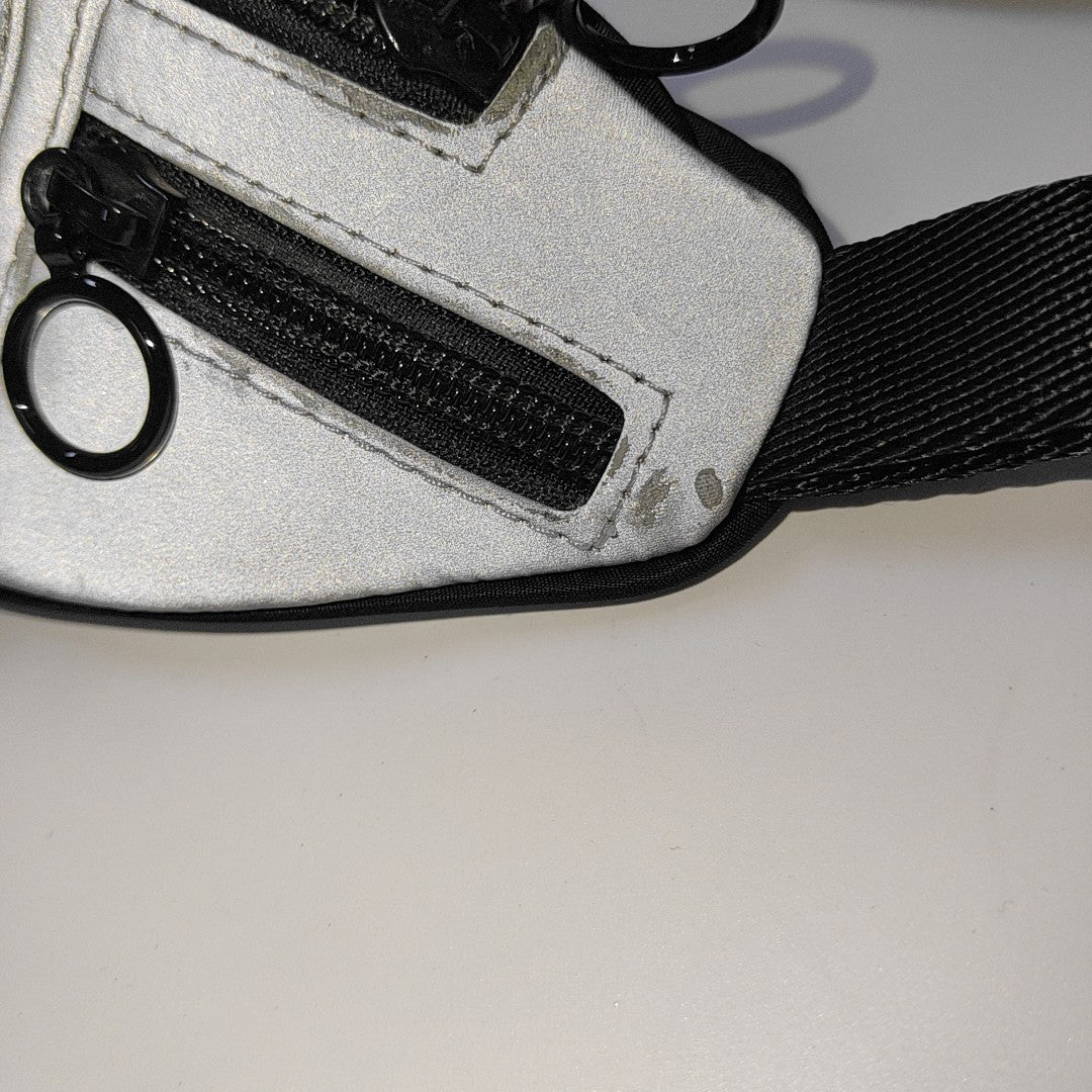 Alexander Wang Attica 浅灰色尼龙腰包腰包/胸包 Black hardware-(SKU)-940440192