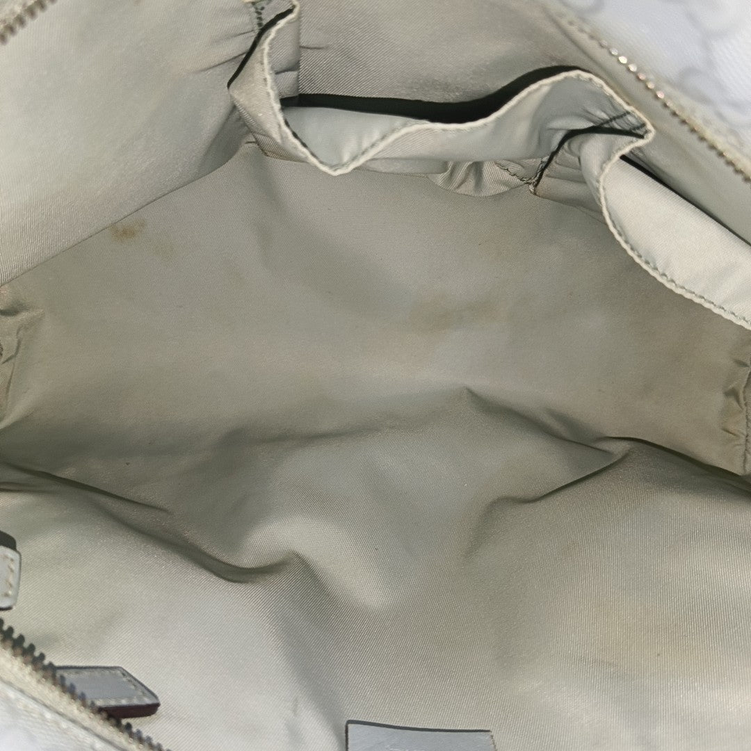 GUCCI GG Imprime Blue Coated Canvas Monogram Single Shoulder Bag Silver Hardware-(SKU)-941683823