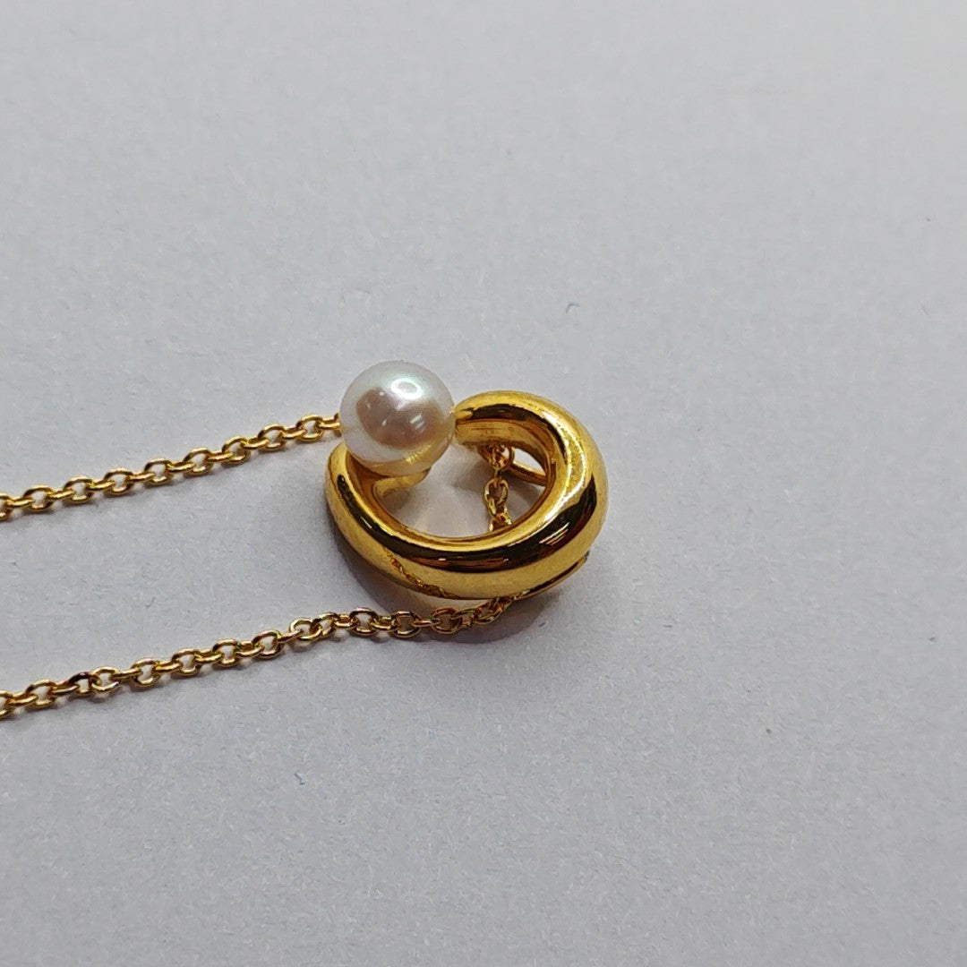 TASAKI 金色925银珍珠项链 Length45.5cm-(SKU)-941822764