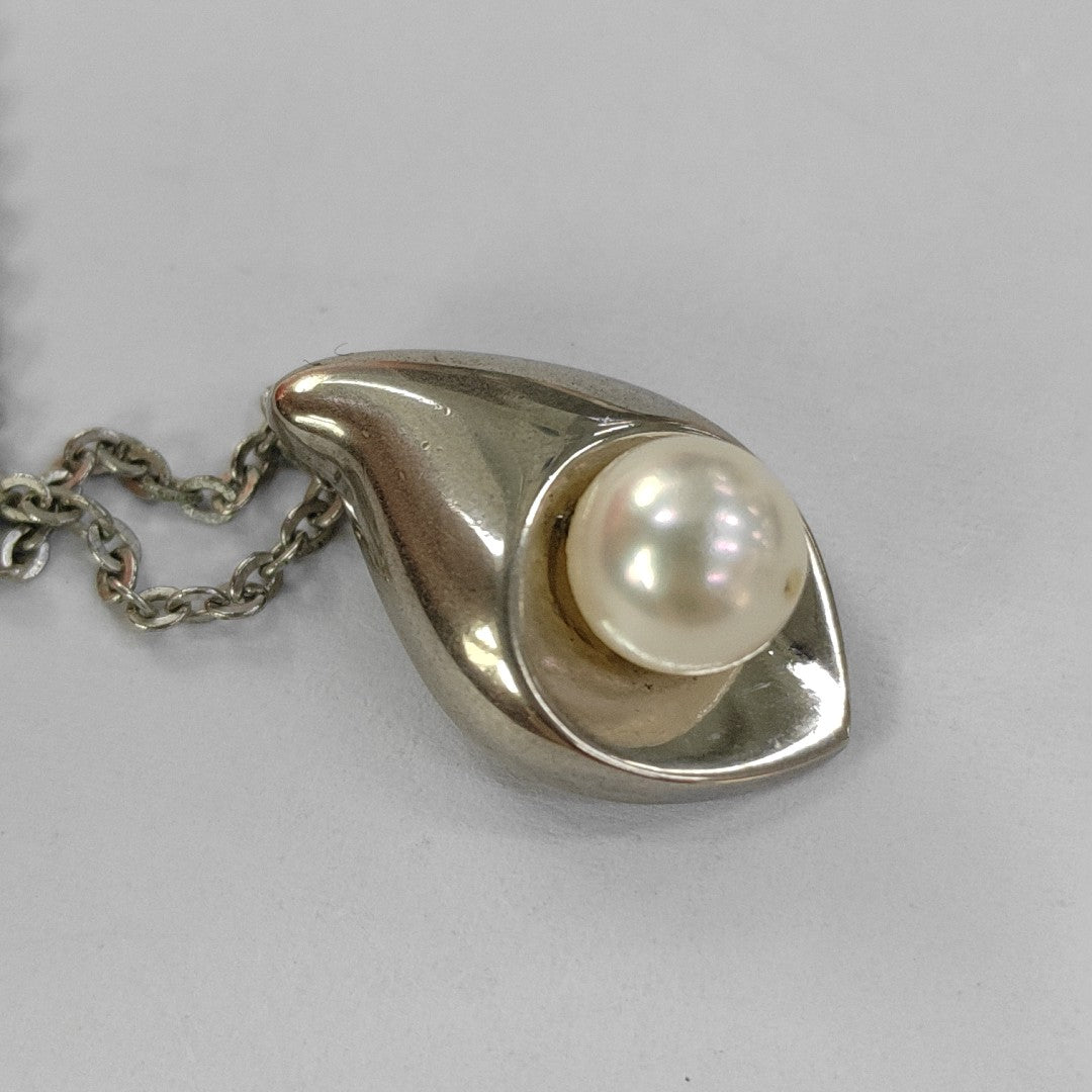 TASAKI 银色925银珍珠项链 Length39cm-(SKU)-944328198