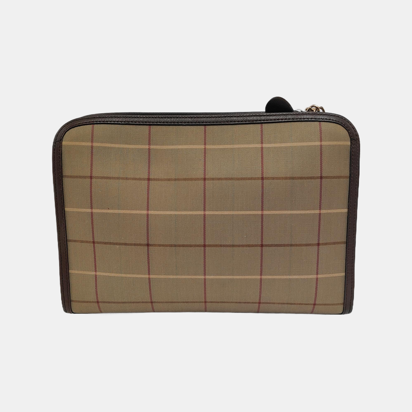 BURBERRY Green Fabric Handbag Golden hardware-(SKU)-946208176