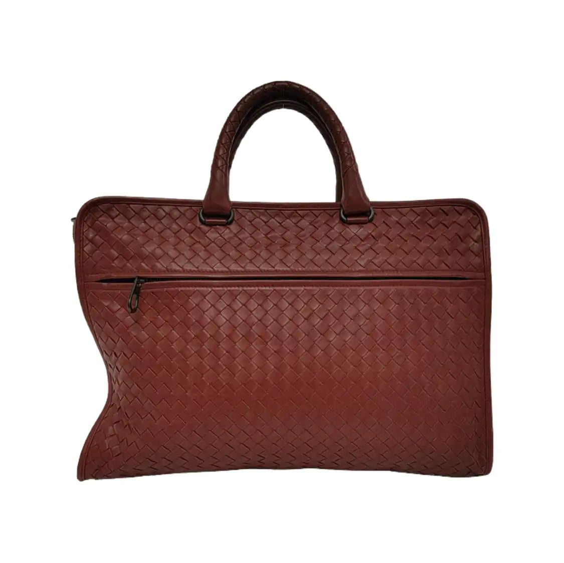 BOTTEGA VENETA Red Cowhide Tote Bag Black hardware-(SKU)-946395662
