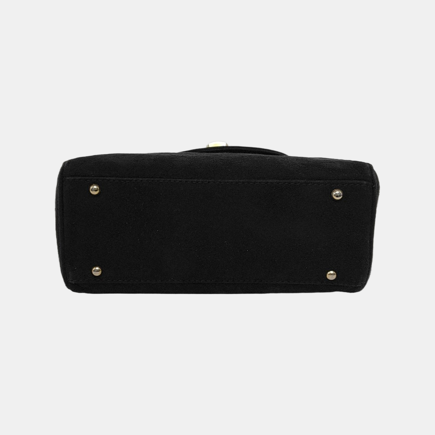 GIVENCHY Black Suede Tote Bag Golden hardware-(SKU)-946480428