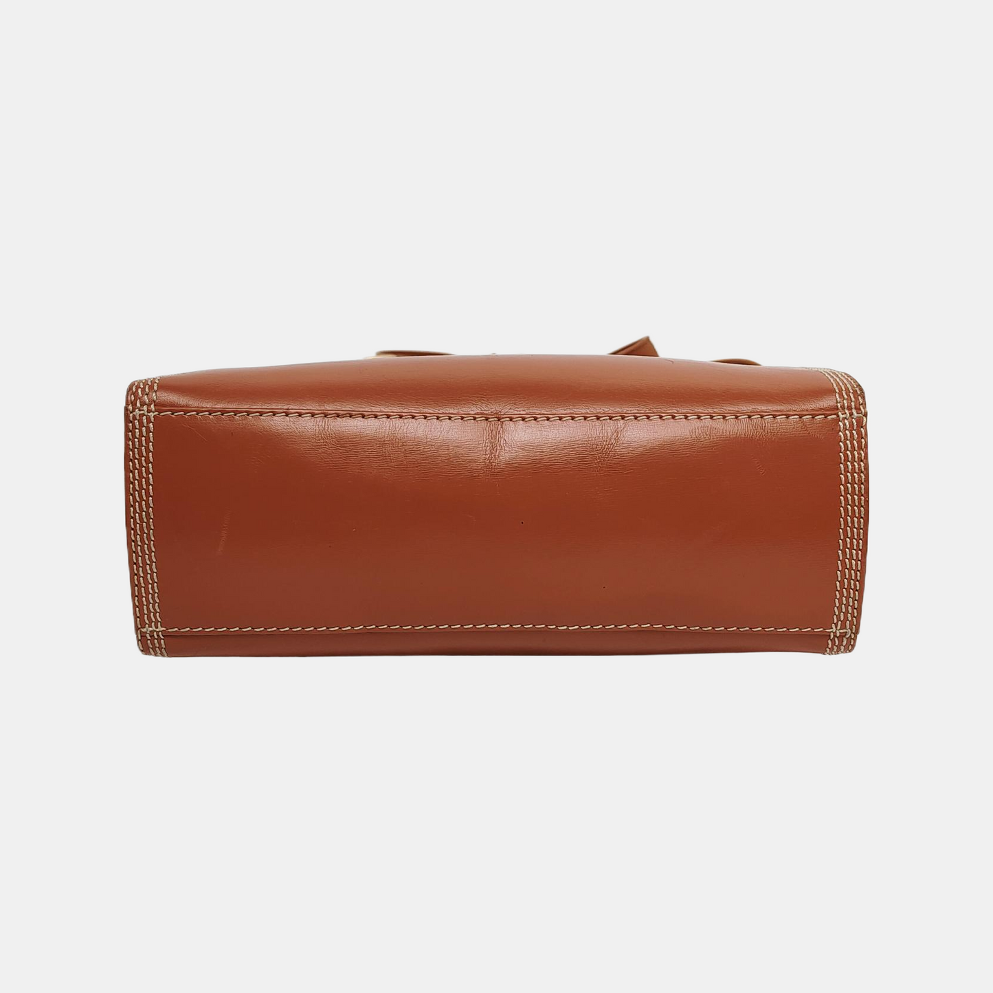 LOEWE Brown Cowhide Quilted shoulder bag Golden hardware-(SKU)-946671303