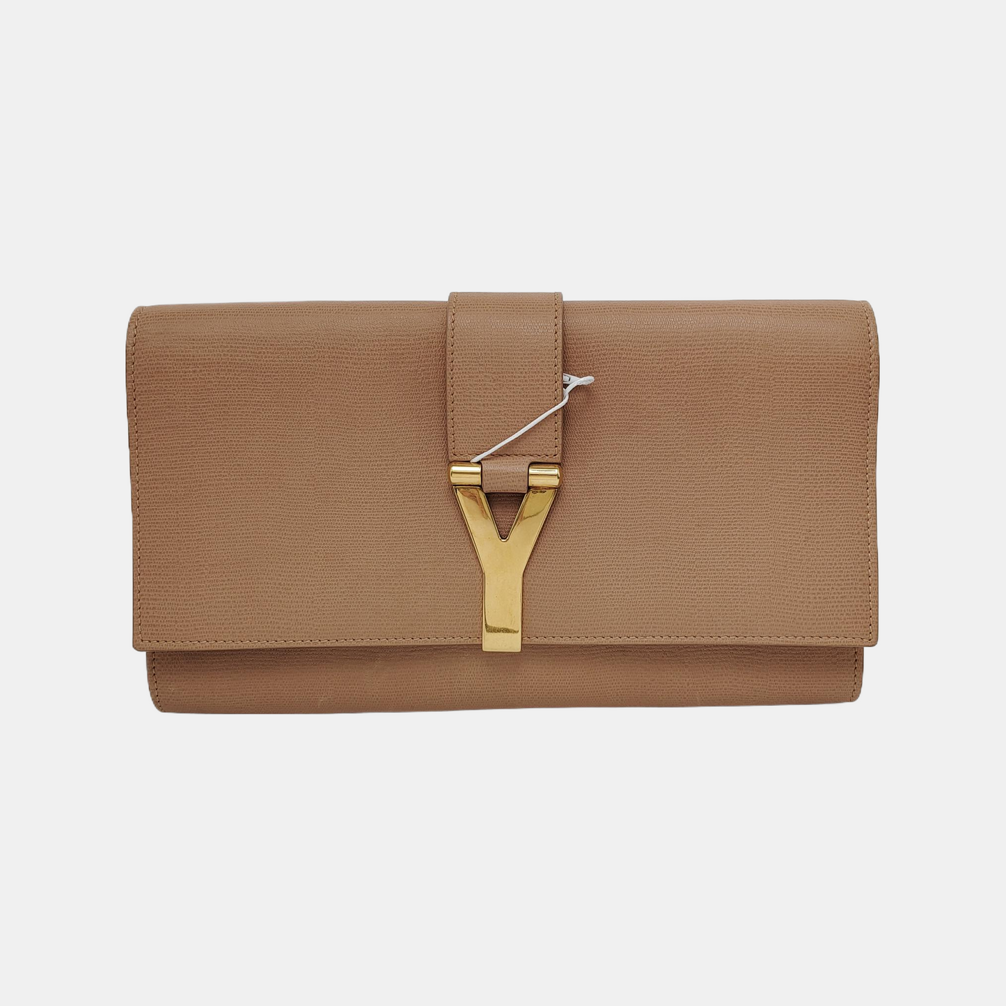 YSL CHYC Y LIGNE Khaki Cowhide Handbag Golden hardware-(SKU)-946669622