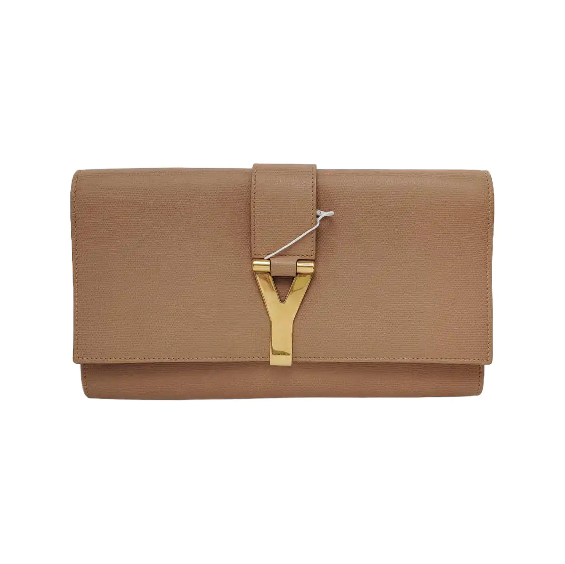 YSL CHYC Y LIGNE Khaki Cowhide Handbag Golden hardware-(SKU)-946669622