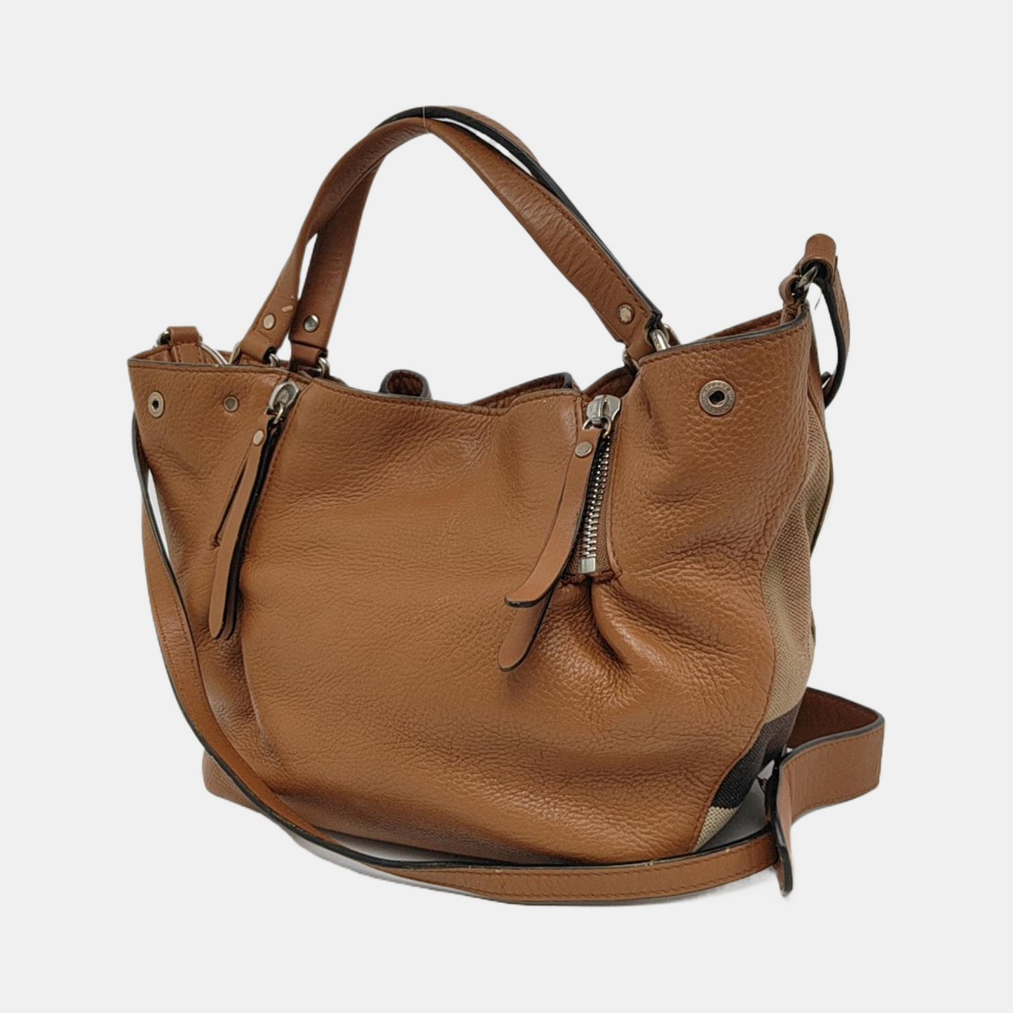 BURBERRY Maidstone Brown Cowhide Single Shoulder Bag Golden hardware-(SKU)-947079143