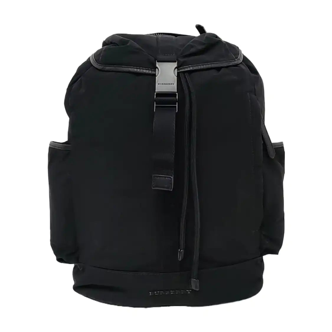 BURBERRY Black Nylon Backpack Handbag Single Shoulder Bag Black hardware-(SKU)-947044008
