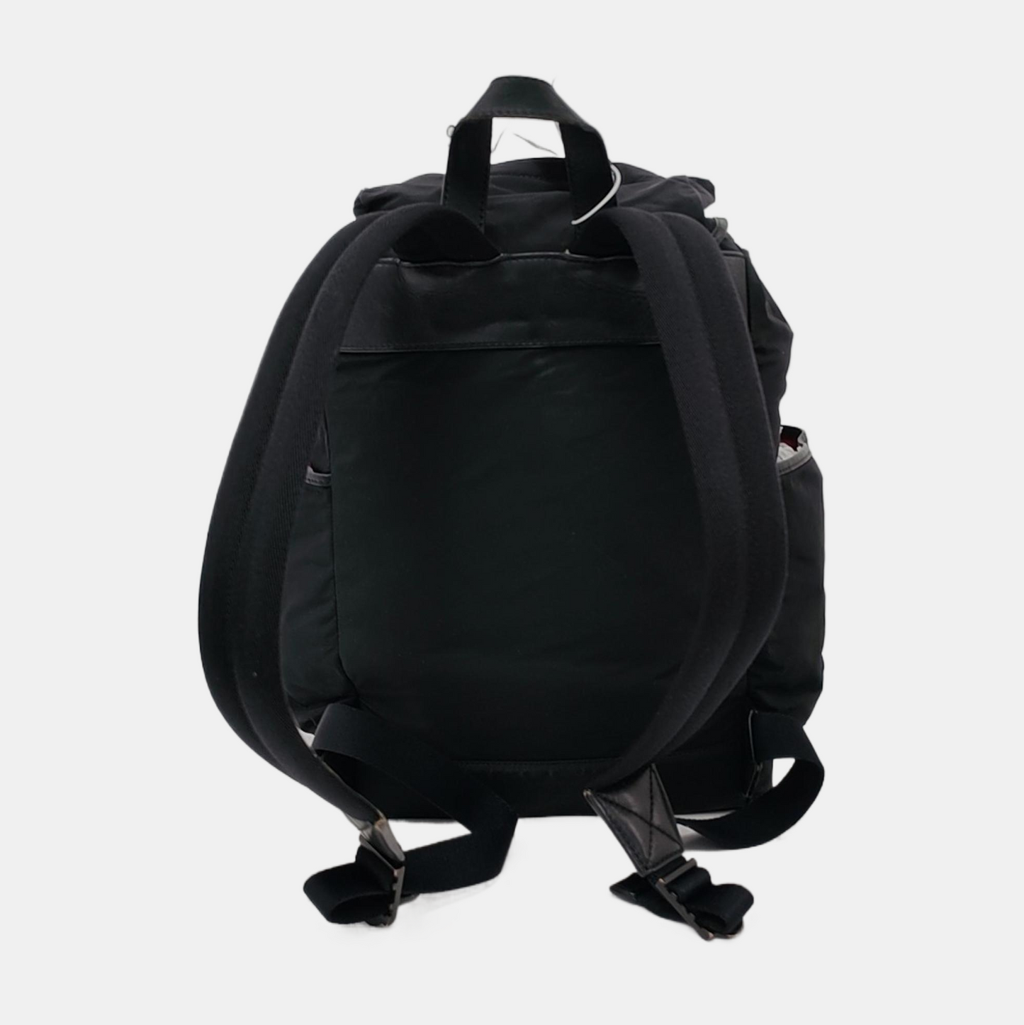 BURBERRY Black Nylon Backpack Handbag Single Shoulder Bag Black hardware-(SKU)-947044008