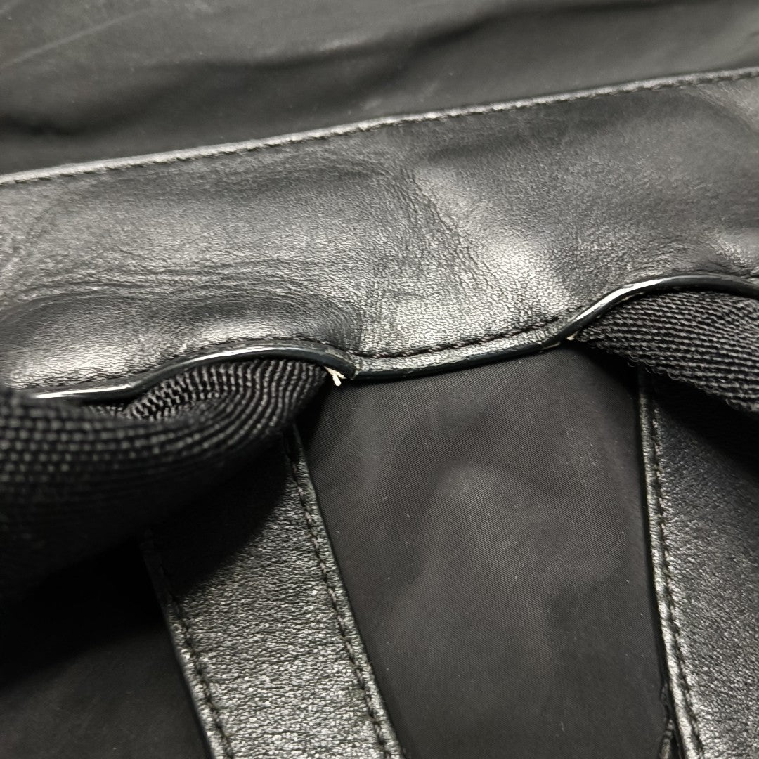 BURBERRY Black Nylon Backpack Handbag Single Shoulder Bag Black hardware-(SKU)-947044008
