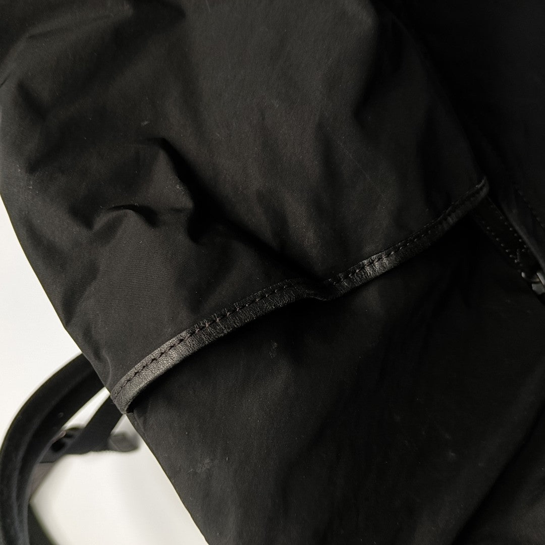 BURBERRY Black Nylon Backpack Handbag Single Shoulder Bag Black hardware-(SKU)-947044008