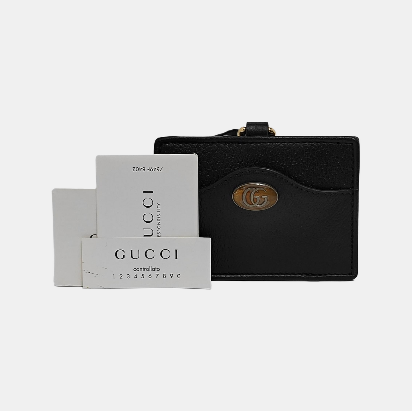 GUCCI Black Leather Single Shoulder Bag Handbag Crossbody Bag Golden hardware-(SKU)-947036079
