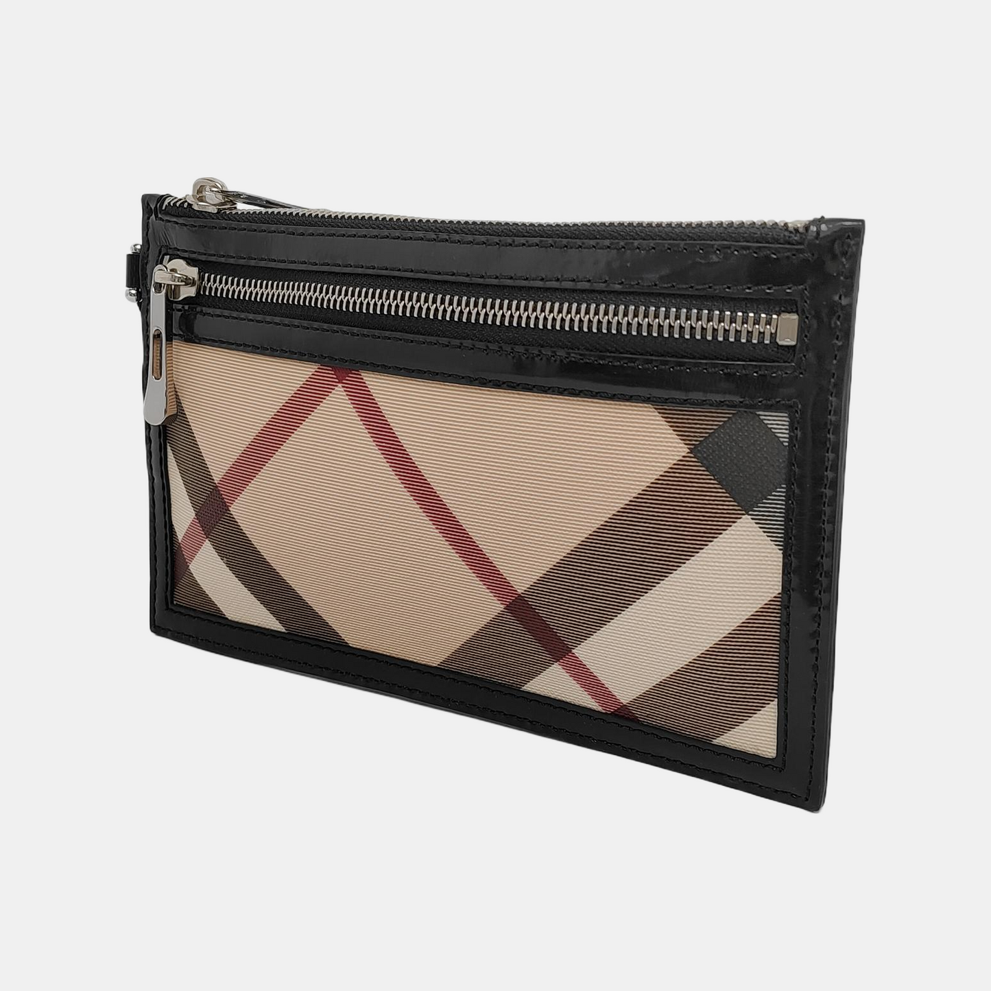 BURBERRY Beige Coated Canvas Handbag Silver Hardware-(SKU)-947201487