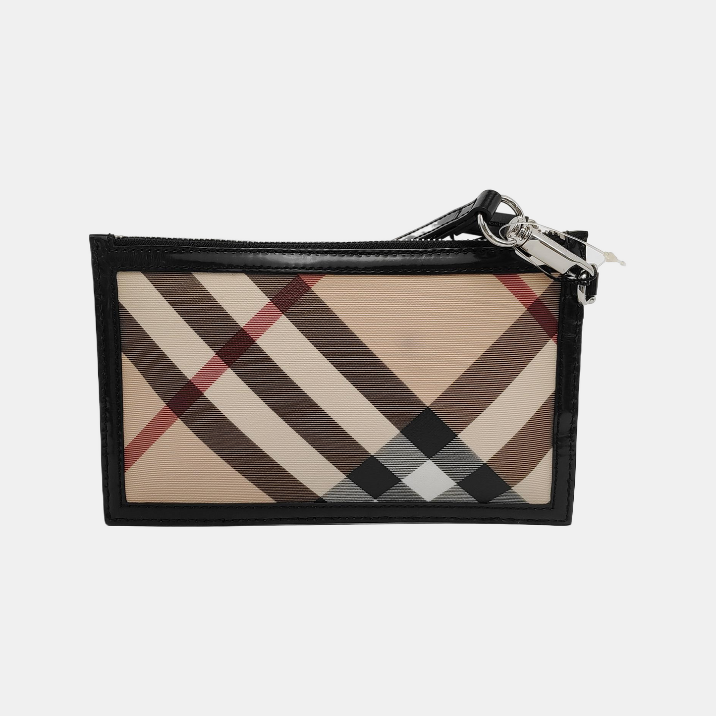 BURBERRY Beige Coated Canvas Handbag Silver Hardware-(SKU)-947201487