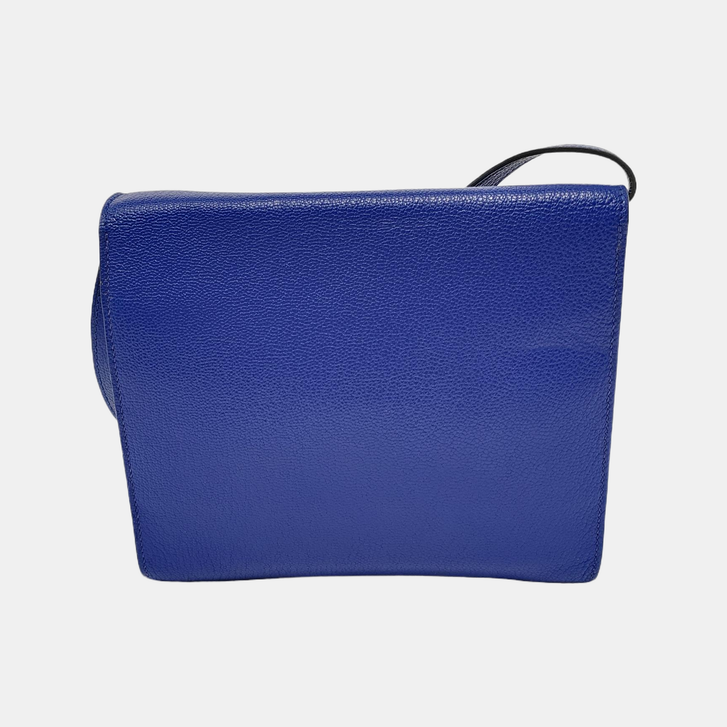 HERMÈS Clic 16 Royal Blue Calfskin Shoulder Bag Crossbody Bag with Silver Hardware C Detachable Strap-(SKU)-946836443