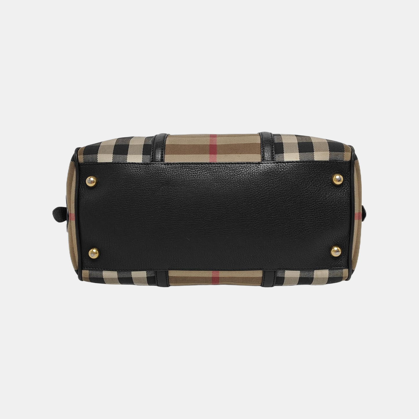 BURBERRY Alchester Multicolor Canvas Handbag Golden hardware-(SKU)-939790011
