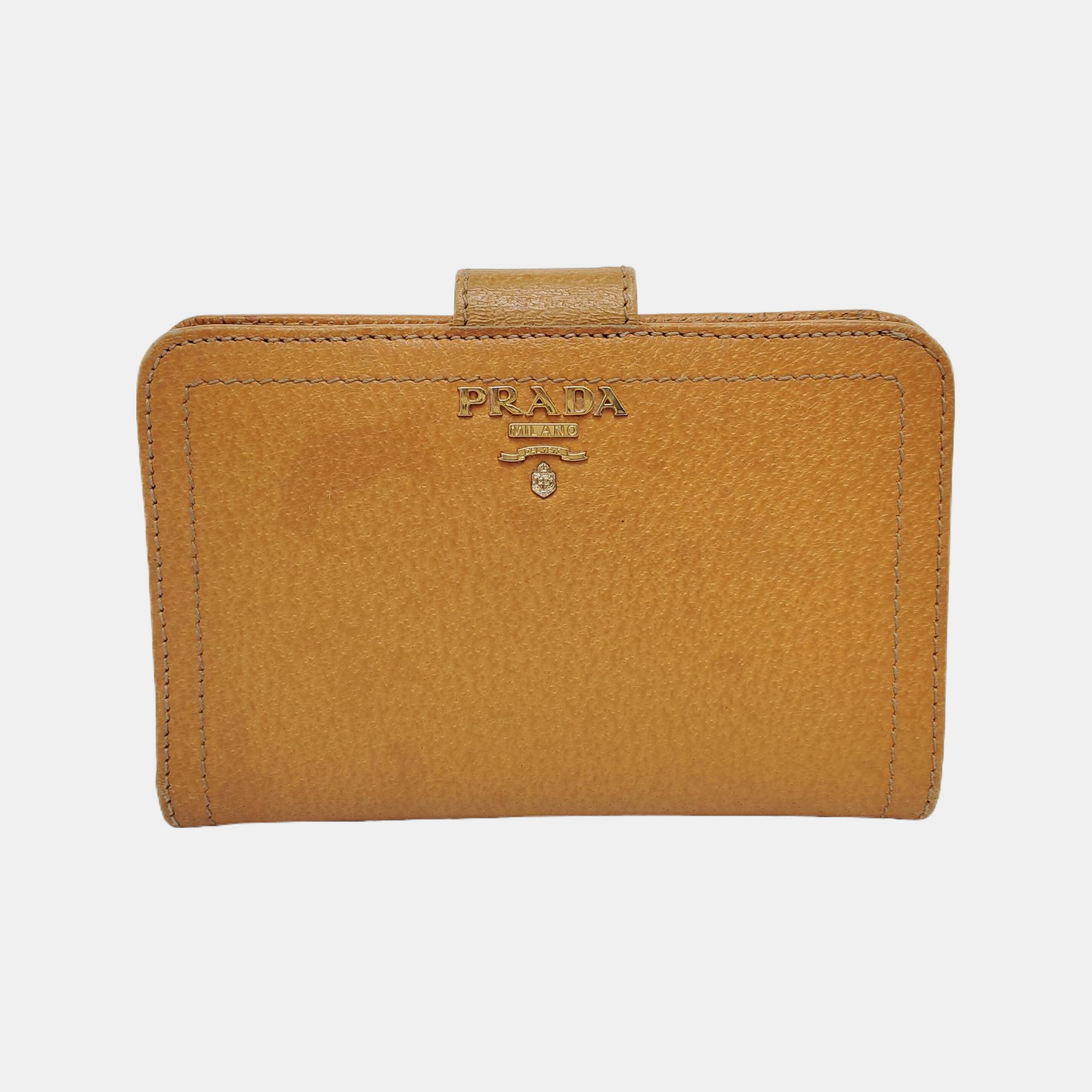 PRADA Brown Cowhide Wallet-(SKU)-947593855