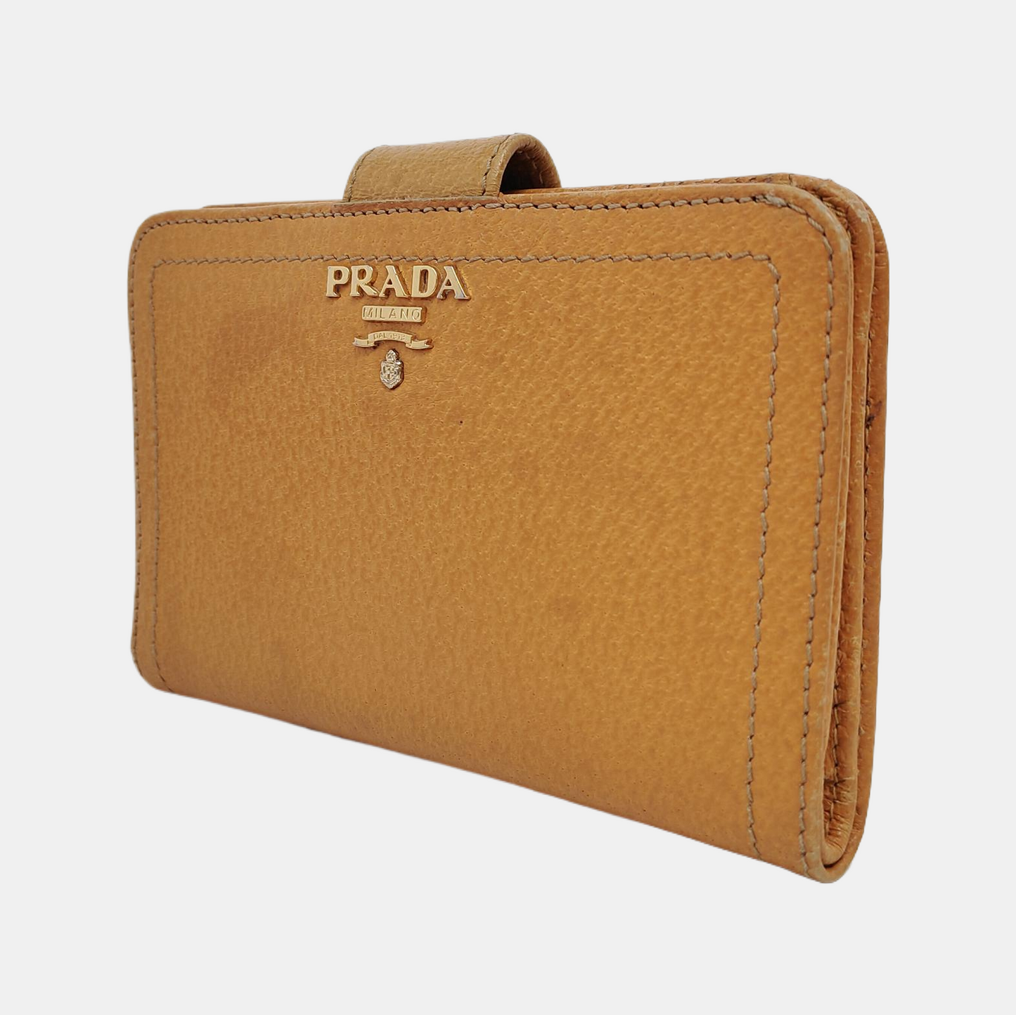 PRADA Brown Cowhide Wallet-(SKU)-947593855