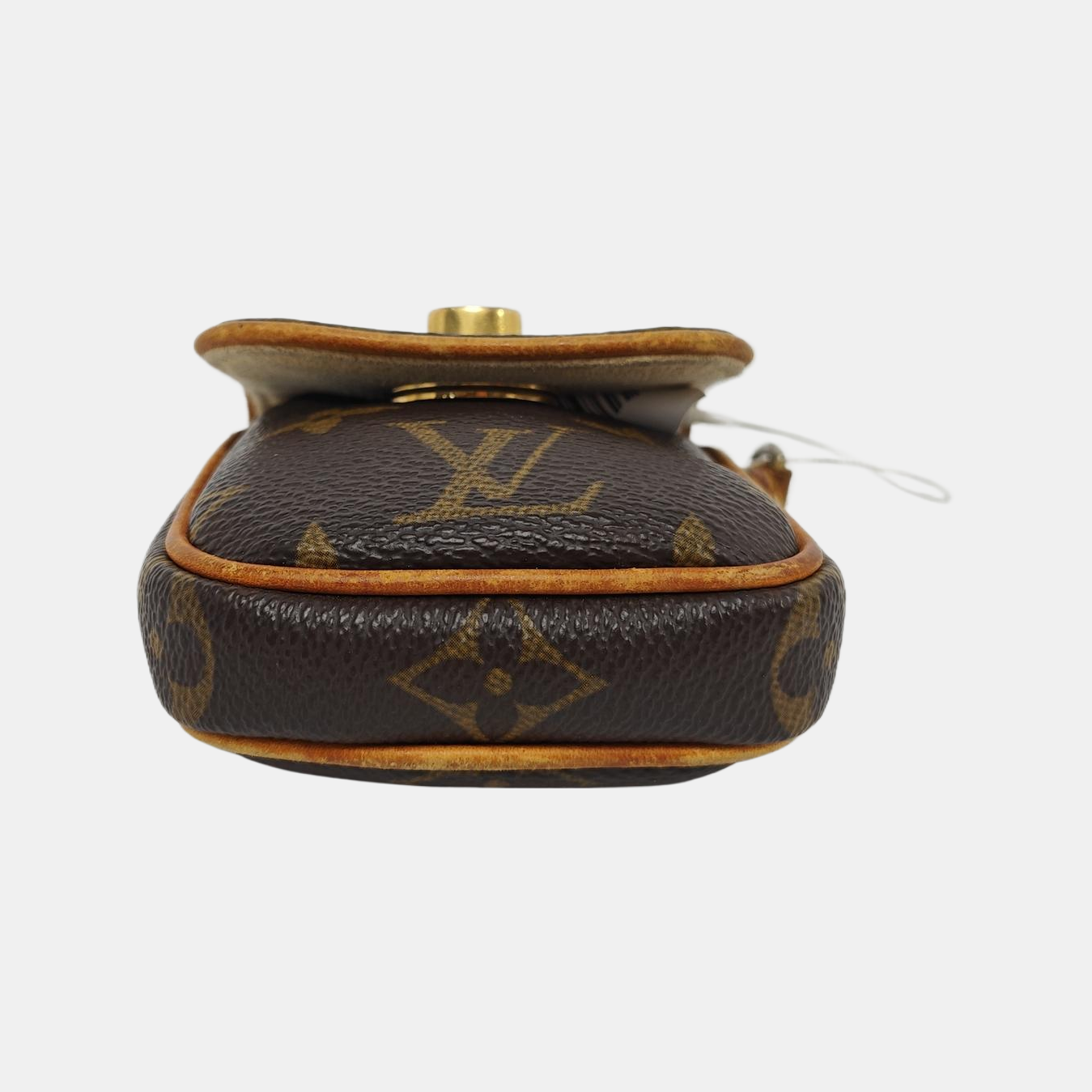 LOUIS VUITTON TULUM Brown Coated Canvas Monogrammed Change Purse Golden hardware-(SKU)-947601683