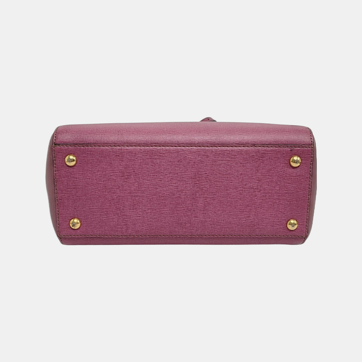 FENDI 2 Jours Small size Purple Leather Crossbody Handbag Single Shoulder Silver Hardware Removable shoulder strap-(SKU)-947556530