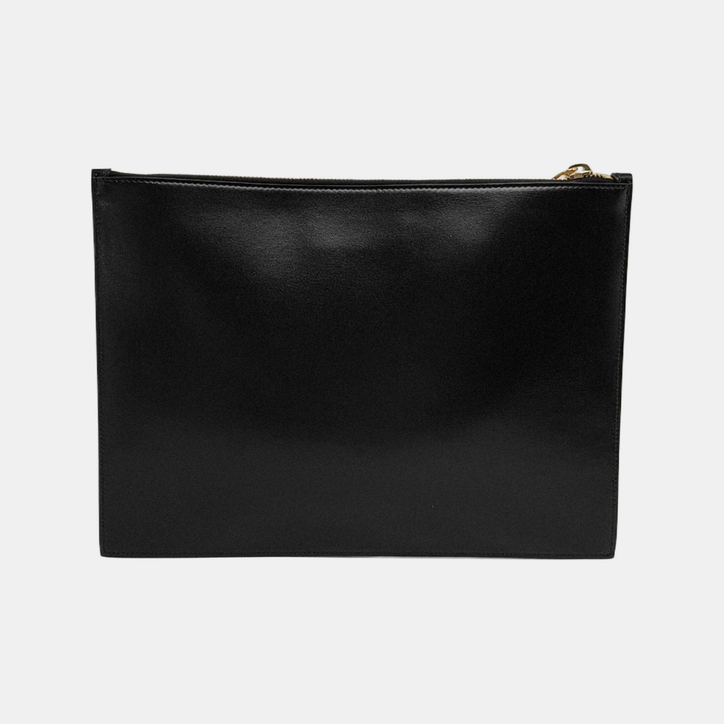 YSL Large size Black Cowhide Clutch Golden hardware-(SKU)-947735659