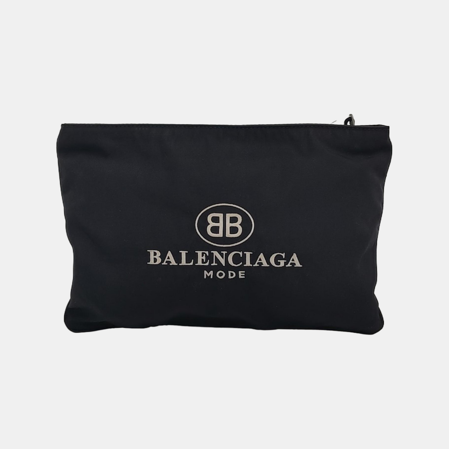 BALENCIAGA Cabas Black Canvas Printed Fanny Pack Ruthenium color hardware-(SKU)-948124295