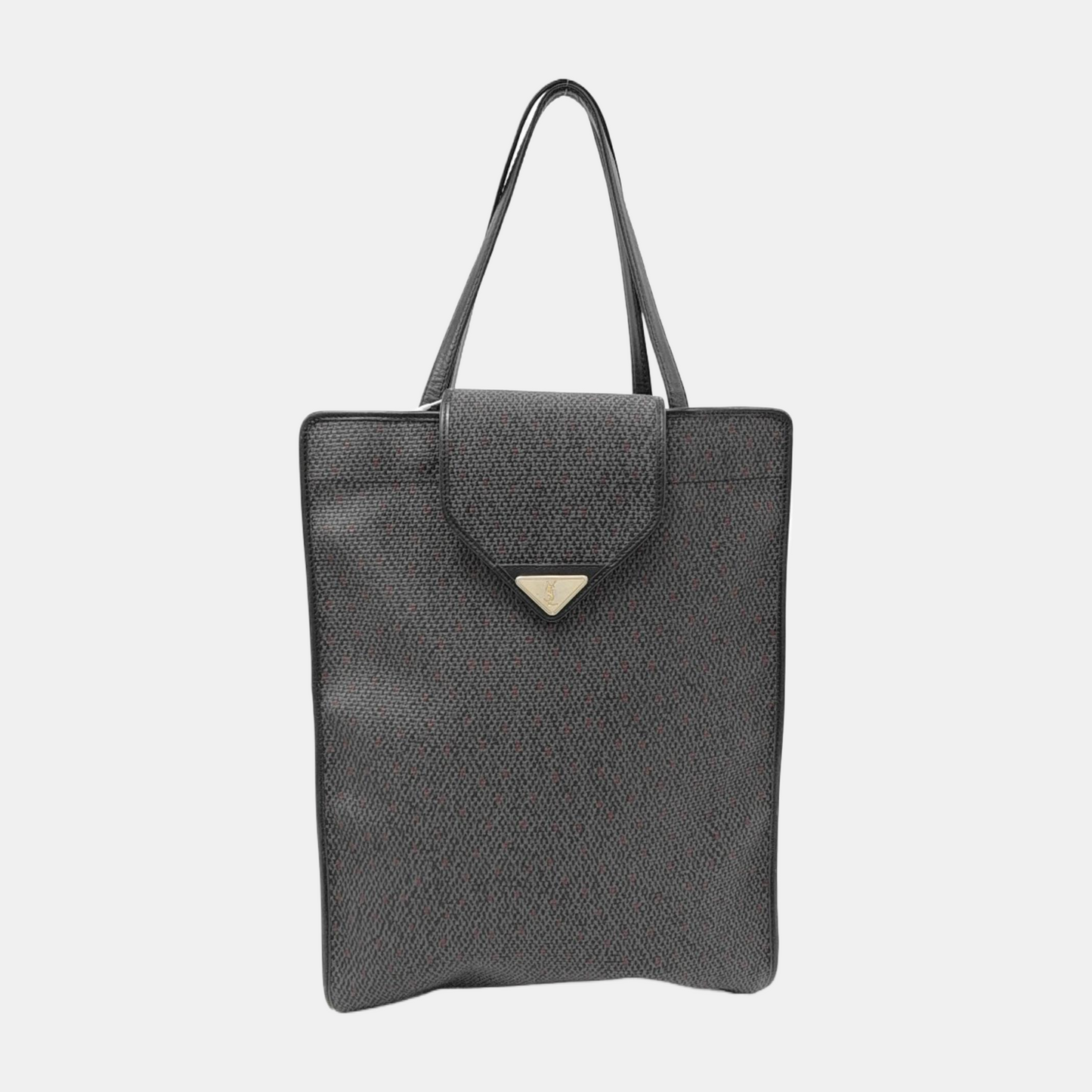 YSL Tote bag Grey Special Material Handbag Shoulder Bag Golden hardware-(SKU)-948249422