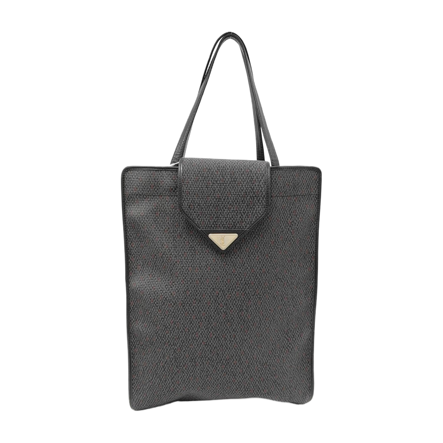 YSL Tote bag Grey Special Material Handbag Shoulder Bag Golden hardware-(SKU)-948249422