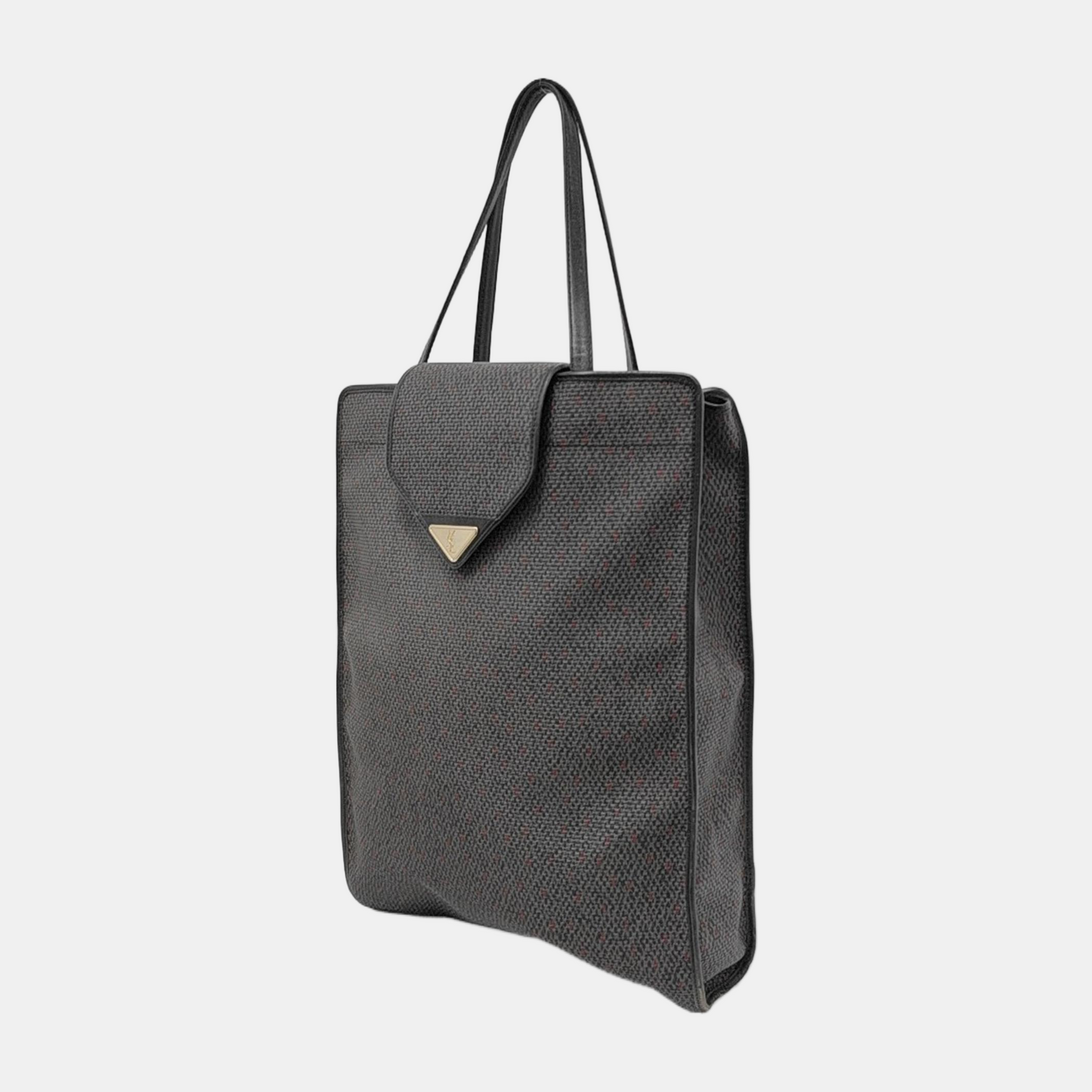 YSL Tote bag Grey Special Material Handbag Shoulder Bag Golden hardware-(SKU)-948249422