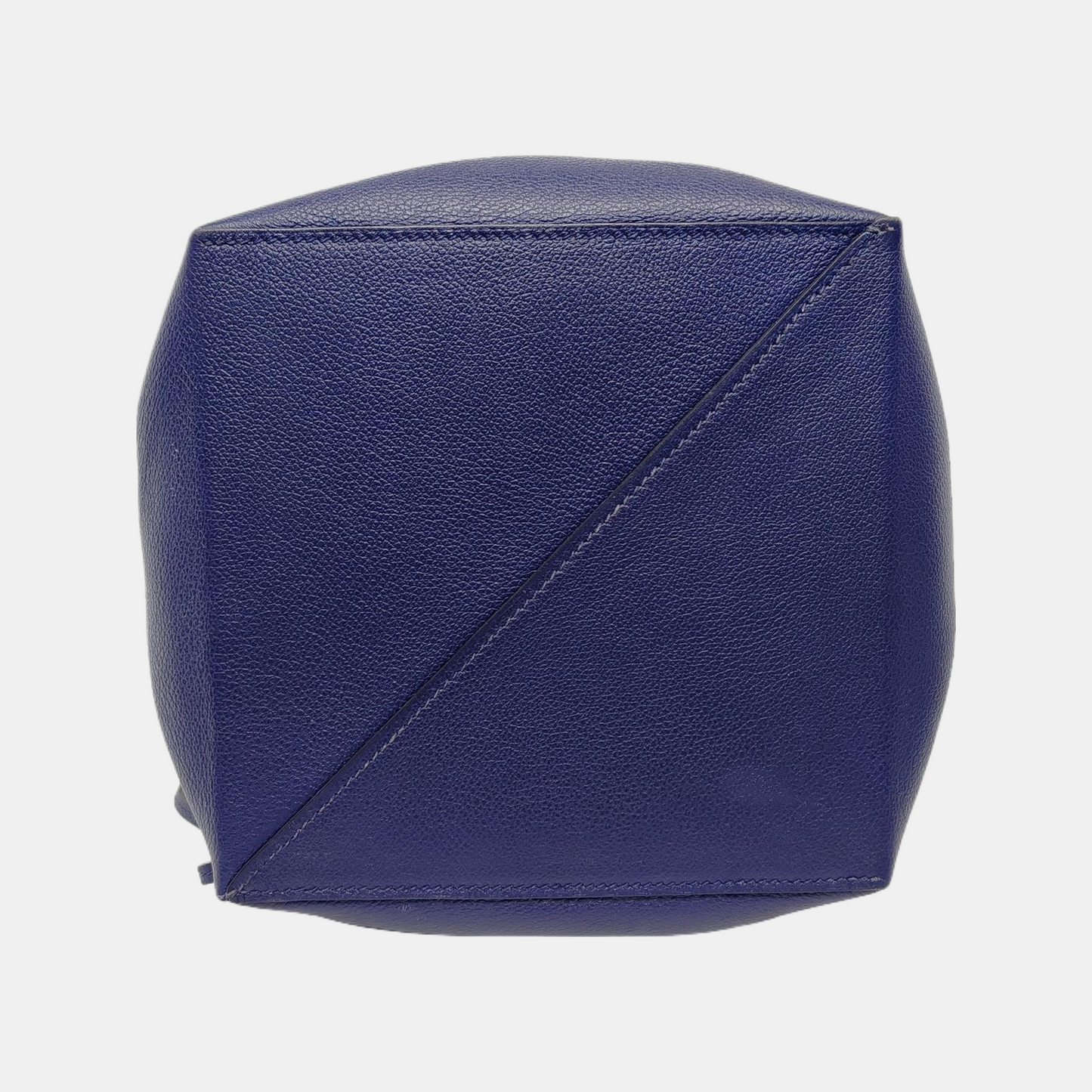 HERMÈS Licol 17 Glaze Blue Swift Leather Shoulder Bag Crossbody Bag with Silver Hardware D-(SKU)-948360845