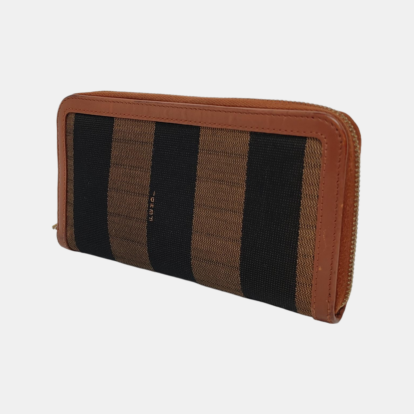 FENDI Multicolor Canvas Wallet Golden hardware-(SKU)-948382276