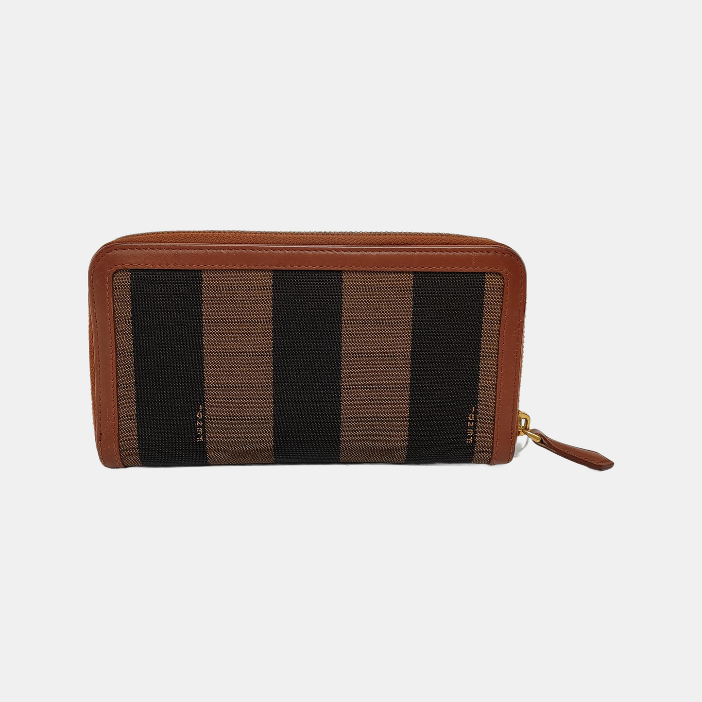 FENDI Multicolor Canvas Wallet Golden hardware-(SKU)-948382276