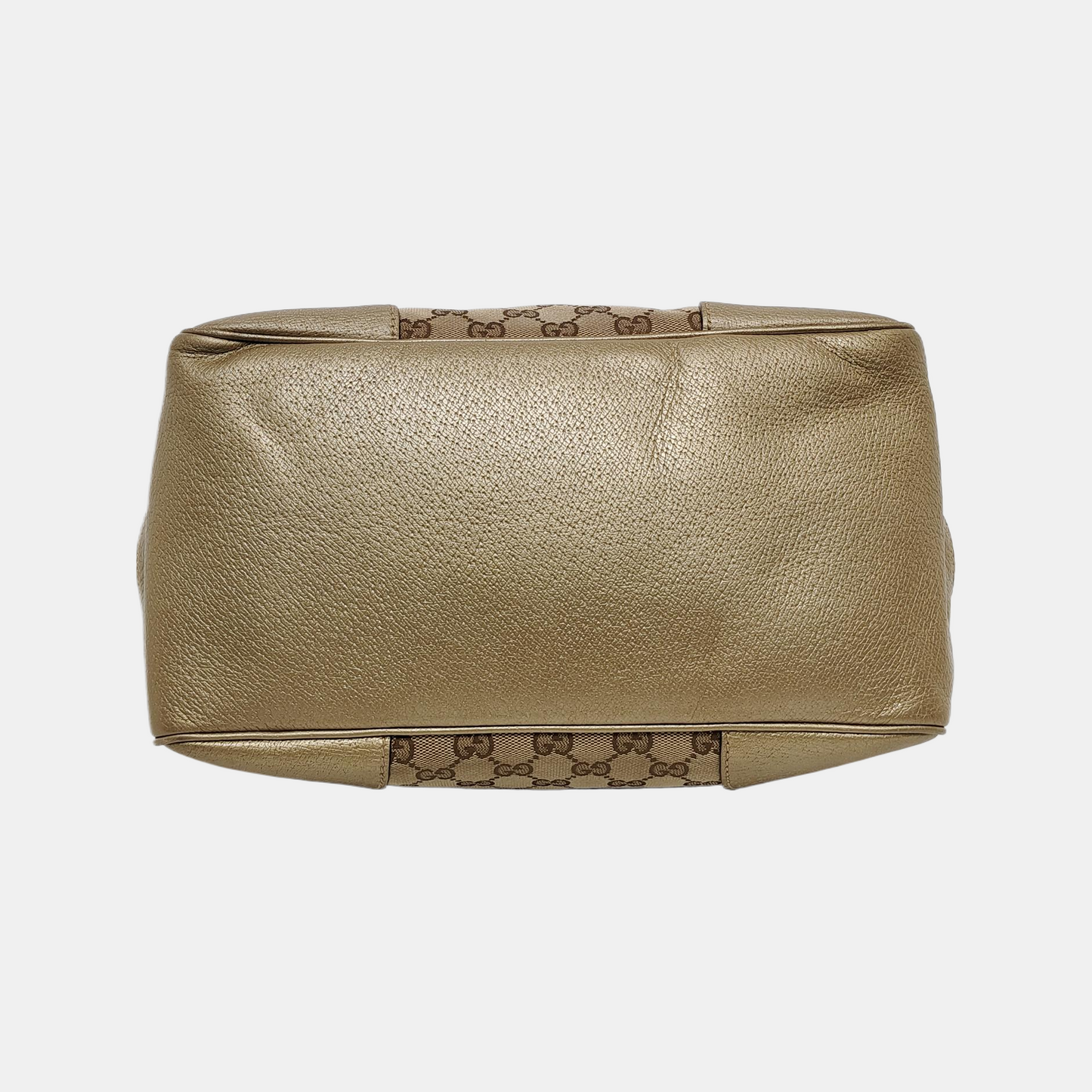 GUCCI Bree Medium size Khaki Canvas Tote Bag Silver Hardware-(SKU)-948482919