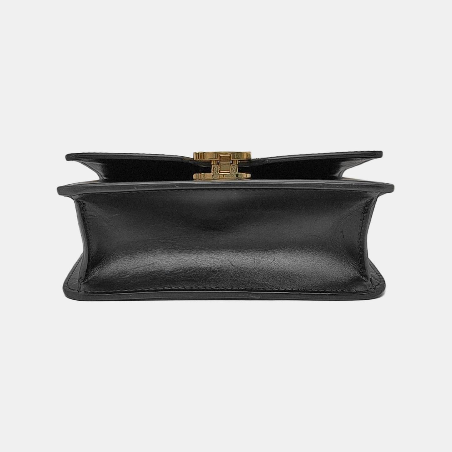 BURBERRY TB mini Black Cowhide Clutch腰包/胸包 Golden hardware-(SKU)-948383912