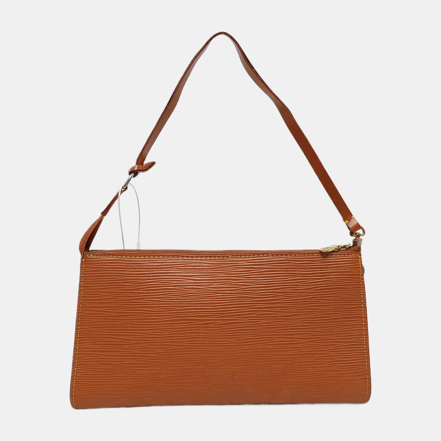 LOUIS VUITTON ACCESSOIRES 棕色EPI牛皮水波纹麻将包Handheld包 Golden hardware Vintage model Removable shoulder strap-(SKU)-948516772
