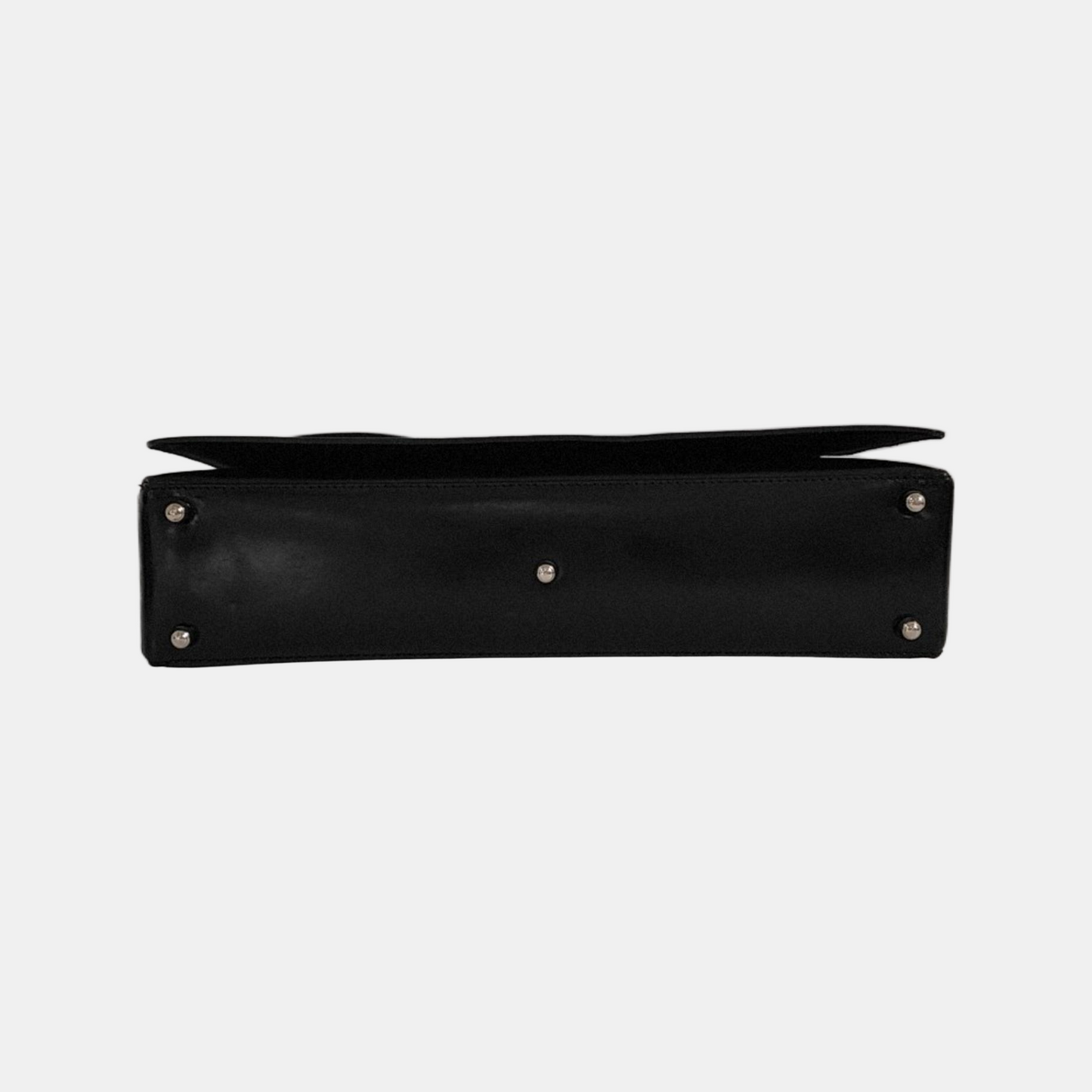 GUCCI Black Cowhide Single Shoulder Bag Crossbody Bag Silver Hardware-(SKU)-948769187
