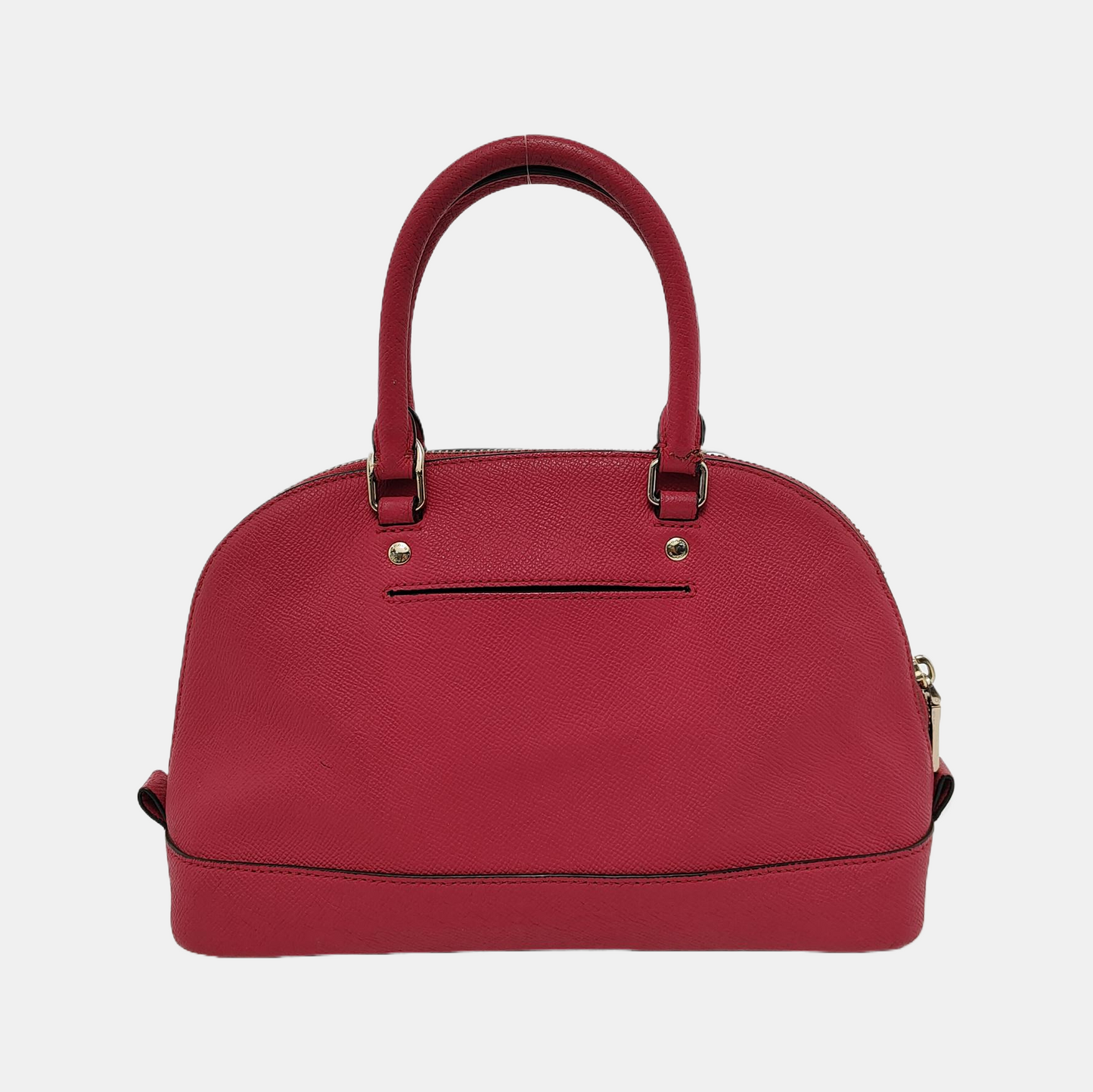 COACH SIERRA Medium size Red Leather Shoulder Bag Crossbody Tote Bag Silver Hardware Removable shoulder strap-(SKU)-948647189